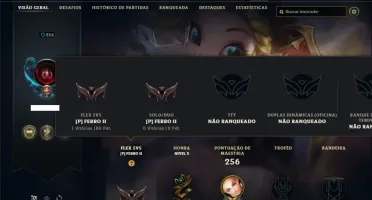 Conta Ferro 2 com 91 Champs e 75 Skins + 2 Prestigios