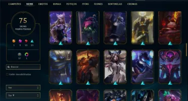 Conta Ferro 2 com 91 Champs e 75 Skins + 2 Prestigios