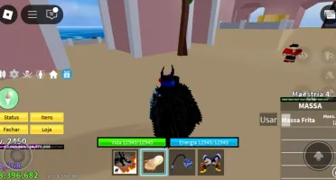 Conta de Blox Fruits & Pet simulador 99 Muito Upadas