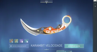 VALORANT CONTA IMORTAL 2 COM COLEÇÃO GAIA E KARAMBIT DO PASS