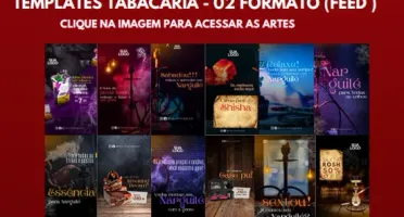 Pacote Premium ARTES para Louge E Tabacaria (100% Editável)