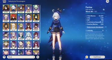 Furina + Bis / Banner Garantido / 7 T5⭐ - Tá Barato