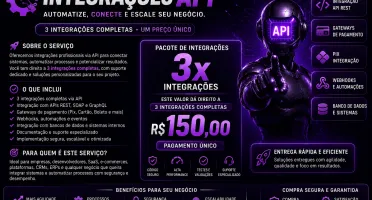 Integrações API | Gateways, PIX, Webhooks e Sistemas