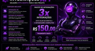 Integrações API | Gateways, PIX, Webhooks e Sistemas