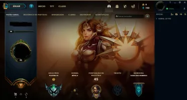 Conta league of legends platina 3