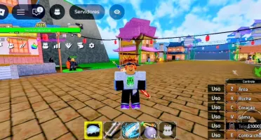 conta de king legacy com fruta e vida no Max