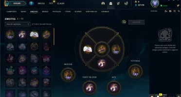 Conta LOL - Diamante IV, 65% de WR(E-MAIL NÃO VERIFICADO)