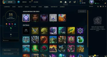 Conta LOL - Diamante IV, 65% de WR(E-MAIL NÃO VERIFICADO)