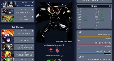 Conta Digimon super Rumble DSR  - server 1 koromon