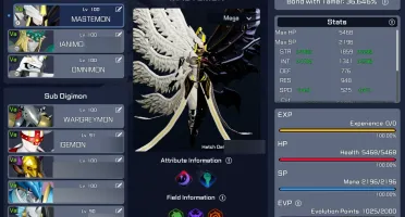 Conta Digimon super Rumble DSR  - server 1 koromon