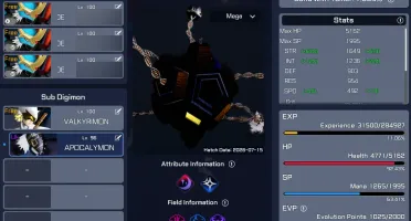 Conta Digimon super Rumble DSR  - server 1 koromon