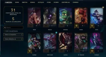 Conta de Lol Smurf Level 43