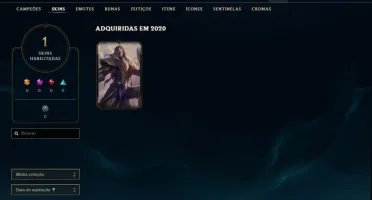Conta de Lol Smurf Level 43