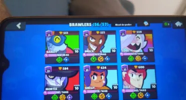 Conta brawl stars avançada
