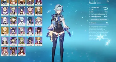 Conta Genshin Kazuha + Sua Espada 5*+ Eula + Yoimyah + Jean