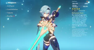 Conta Genshin Kazuha + Sua Espada 5*+ Eula + Yoimyah + Jean