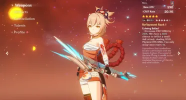 Conta Genshin Kazuha + Sua Espada 5*+ Eula + Yoimyah + Jean