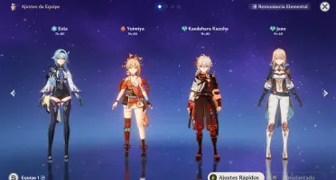 Conta Genshin Kazuha + Sua Espada 5*+ Eula + Yoimyah + Jean