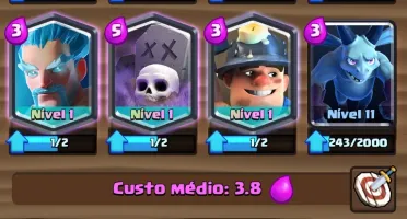 Conta Clash Royale - nv 10 - 5 lendárias - Highest 4110