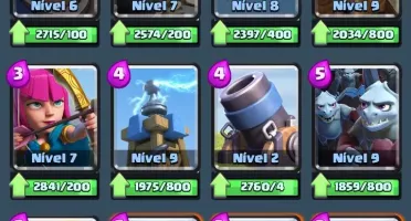 Conta Clash Royale - nv 10 - 5 lendárias - Highest 4110