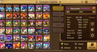 Conta Summoners War - LD Maximilian