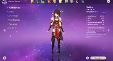 Conta AR 47 + Tartaglia + 600 Gems