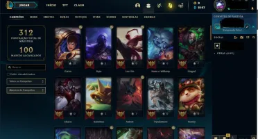CONTA DE LOL PLATINA 4 / LEVEL 163 VARIAS SKINS