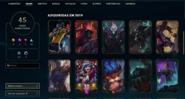CONTA DE LOL PLATINA 4 / LEVEL 163 VARIAS SKINS