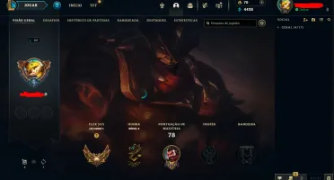 Conta unranked upada a mão - Full acesso!!