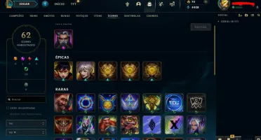 Conta unranked upada a mão - Full acesso!!