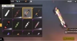 Conta Free Fire com os últimos 10 passes.