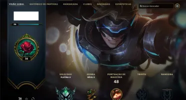 Conta LoL platina 2