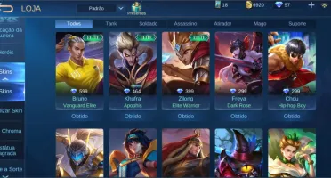 MOBILE LEGENDS - conta