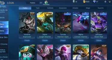MOBILE LEGENDS - conta