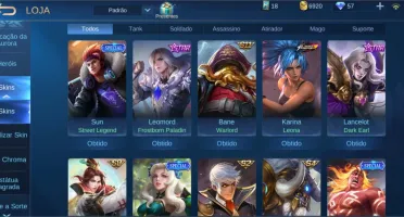 MOBILE LEGENDS - conta