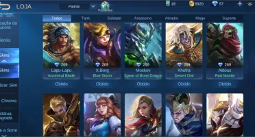 MOBILE LEGENDS - conta
