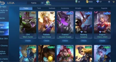 MOBILE LEGENDS - conta