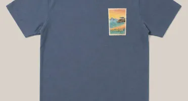 Camiseta Azul Índigo Selo
