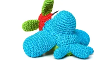 Avião em amigurumi
