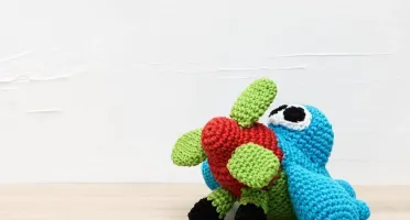 Avião em amigurumi