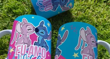 Caneca Namorados Personagens