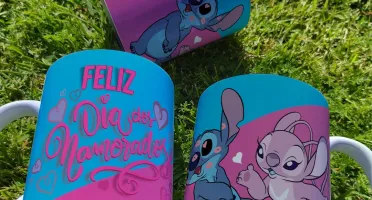 Caneca Namorados Personagens