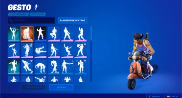 Conta Fortnite S5 - 63 skins - 97 danças - 74 picaretas