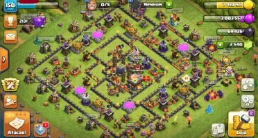Clash of clans CV 11 bem upado e barato
