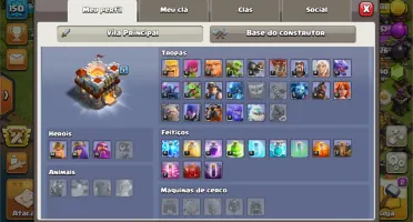 Clash of clans CV 11 bem upado e barato