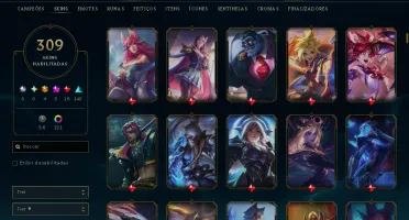 Venda Conta Lol Com 308 Skins