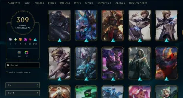 Venda Conta Lol Com 308 Skins