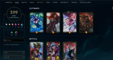 Venda Conta Lol Com 308 Skins