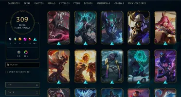 Venda Conta Lol Com 308 Skins