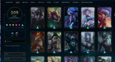 Venda Conta Lol Com 308 Skins